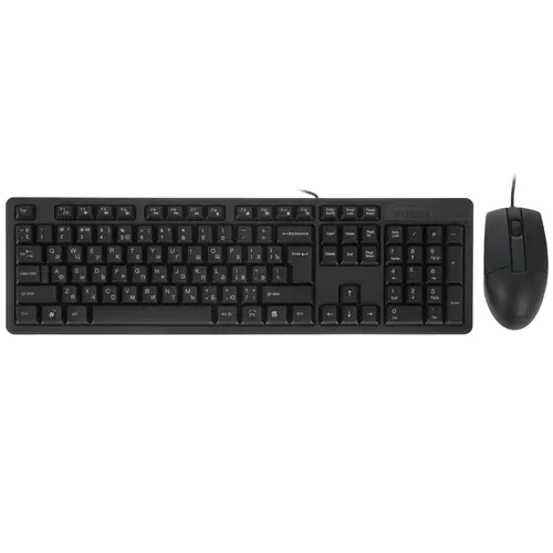 Клавиатура + мышь A4Tech KK-3330S, USB, черный