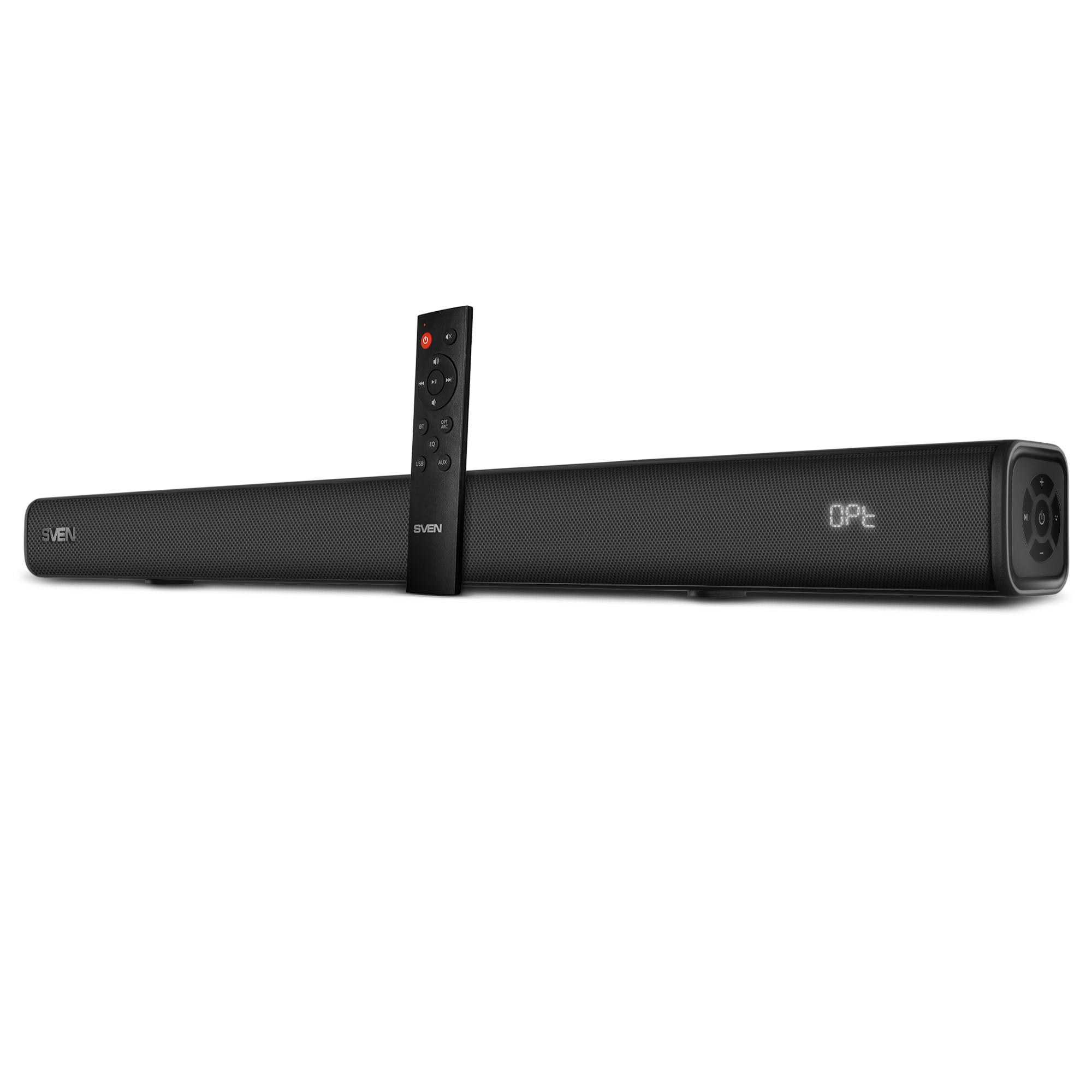 

Саундбар 2.0 SVEN SB-2040A, 40 Вт, AUX, USB, Bluetooth, черный (SV-021801), SB-2040A