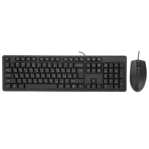 Клавиатура + мышь A4Tech KK-3330, USB, черный