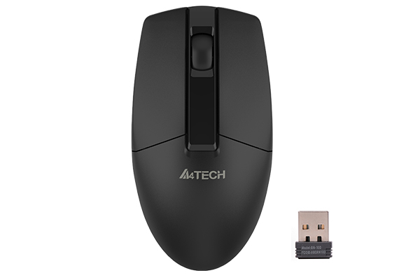 

Мышь беспроводная A4Tech G3-330NS, 1200dpi, оптическая светодиодная, USB, черный (G3-330NS), G3-330NS