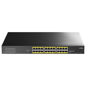 

Коммутатор Cudy GS1028PS2, кол-во портов: 24x1 Гбит/с, кол-во SFP/uplink: SFP 2x1 Гбит/с, установка в стойку, PoE: 24x30 Вт (макс. 300 Вт), GS1028PS2