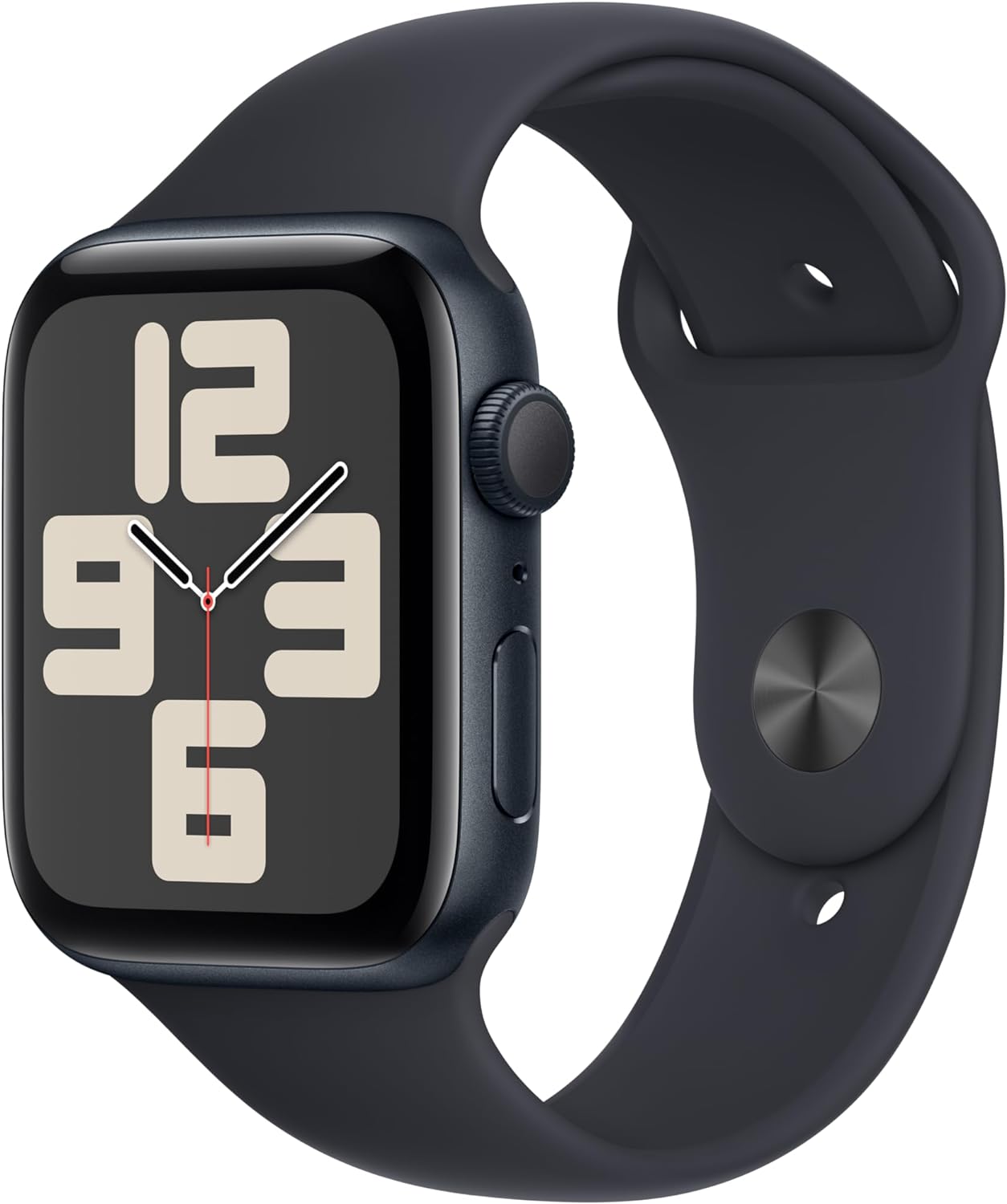 

Смарт-часы Apple Watch SE 2023 A2723, 44мм S/M OLED LTPO, тёмная ночь (MRE73LL/A), Watch SE 2023 A2723, 44мм S/M