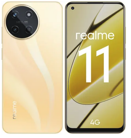 

Смартфон Realme 11, 6.4" 2400x1080 AMOLED, MediaTek Helio G99, 8Gb RAM, 128Gb, 3G/4G, NFC, Wi-Fi, BT, 2xCam, 2-Sim, 5000 мА⋅ч, USB Type-C, Android 13, золотистый, 11