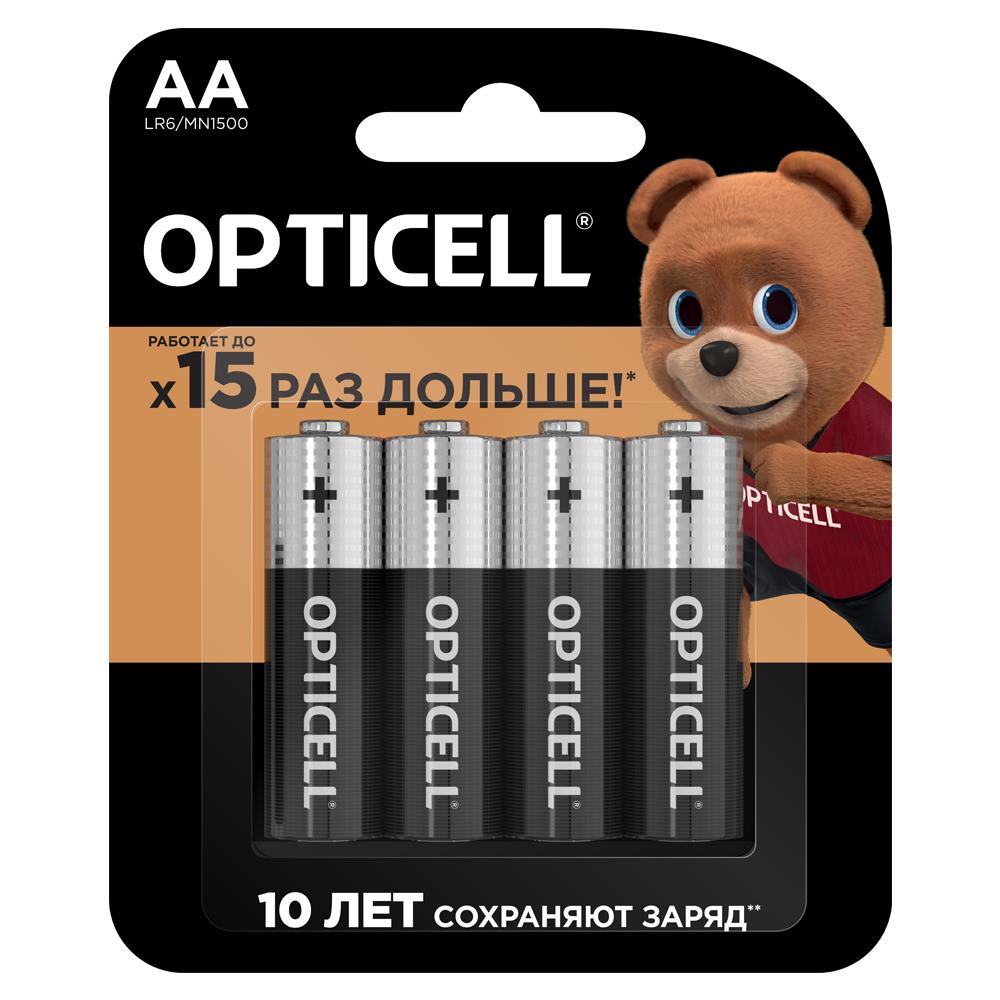 

Батарейка OPTICELL Basic, AA (LR6), 1.5V, 4 шт. (5051001)