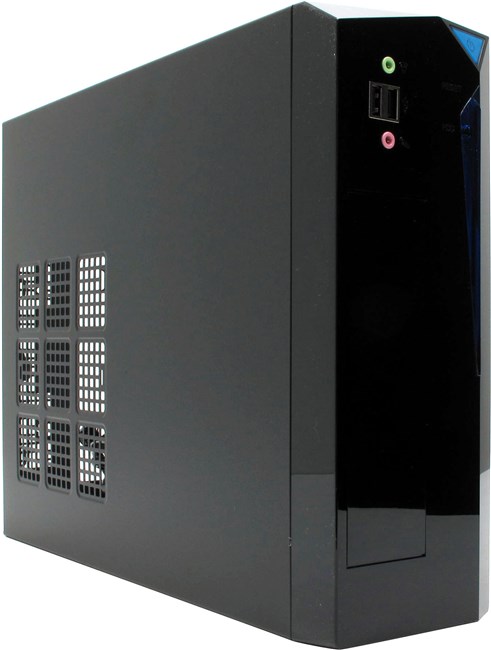 Корпус INWIN BP655, Mini-ITX, Slim-Desktop, черный, 200 Вт б/у, с внутреннего использования, царапины по корпусу, в комплекте корпус и блок питания
