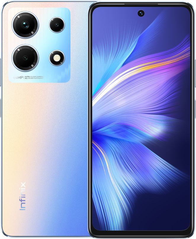 

Смартфон Infinix Note 30, 6.78" 2460x1080 IPS, MediaTek, 8Gb RAM, 256Gb, 3G/4G, NFC, Wi-Fi, BT, 3xCam, 2-Sim, 5000 мА⋅ч, USB Type-C, Android 13, синий (10042754), Note 30