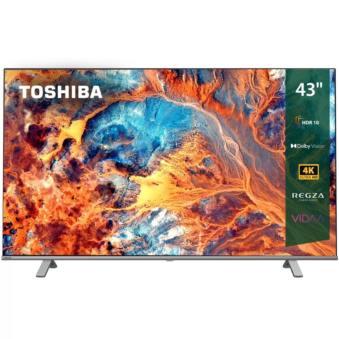 

Телевизор 43" Toshiba 43C350KE, 3840x2160, DVB-T /T2 /C, HDMIx3, USBx2, WiFi, Smart TV, черный (43C350KE), 43C350KE