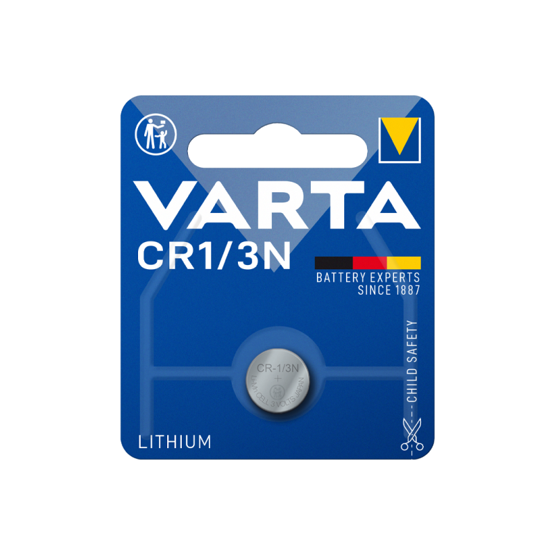 Батарея Varta CR1/3N, 3V, 1 шт. (6131101401) - фото 1
