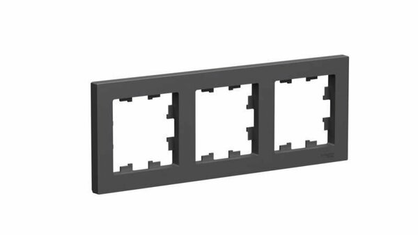 

Рамка Systeme Electric ATN001403, 3-поста, черный (ATN001403), ATN001403