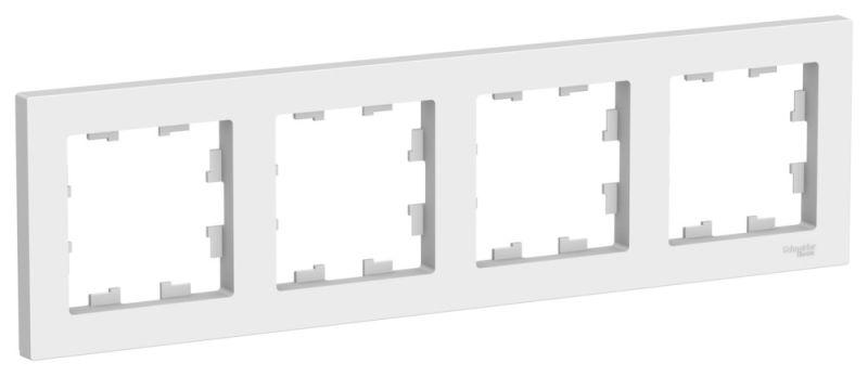 

Рамка Systeme Electric ATN001304, 4-поста, белый (ATN001304), ATN001304