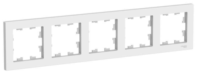 

Рамка Systeme Electric ATN001305, 5-постов, белый (ATN001305), ATN001305