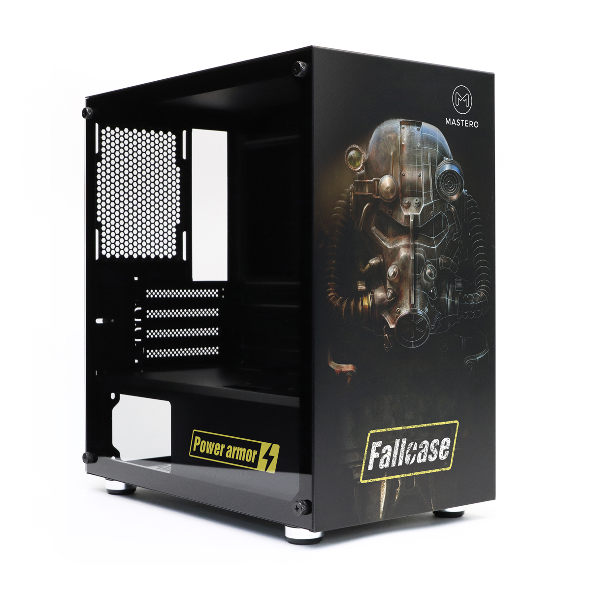 Корпус Mastero FallCaseV2, mATX, Mini-Tower, USB 3.0, черный, без БП (MST-GCM-01-FCV2)