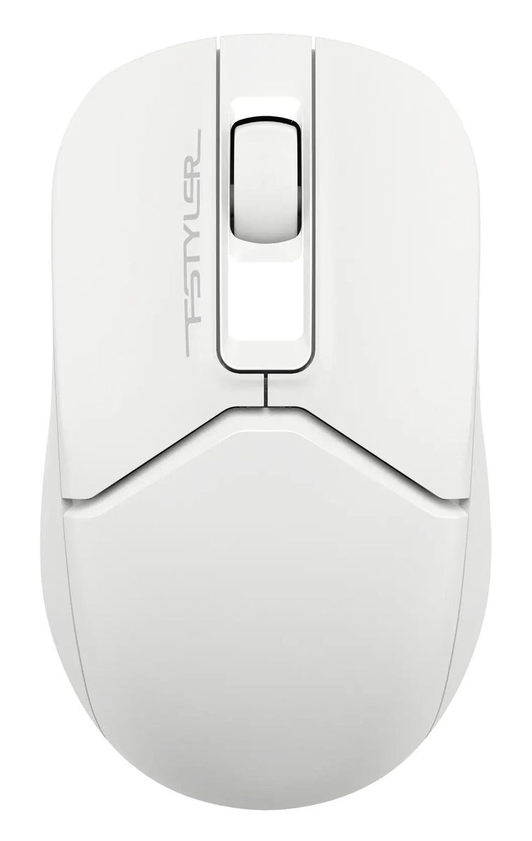 Мышь беспроводная A4Tech Fstyler FG12, 1200dpi, оптическая светодиодная, USB, белый (FG12 WHITE)