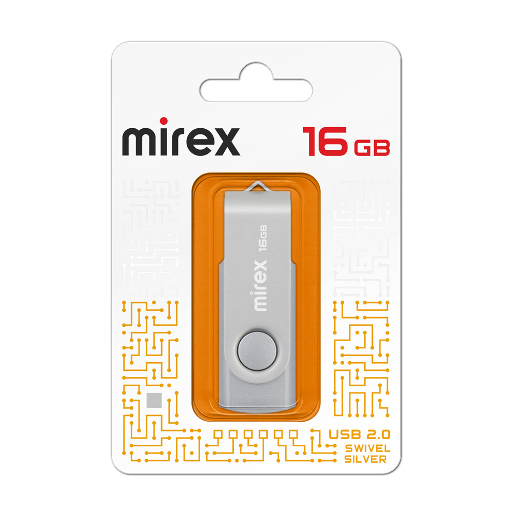 Флешка 16Gb Mirex Swivel