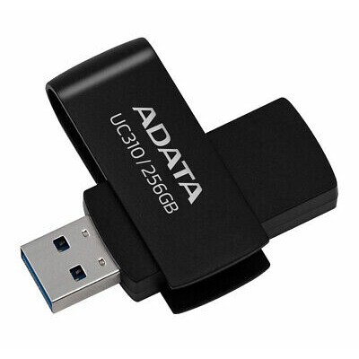 

Флешка 256Gb USB 3.2 ADATA UC310, черный (UC310-256G-RBK)