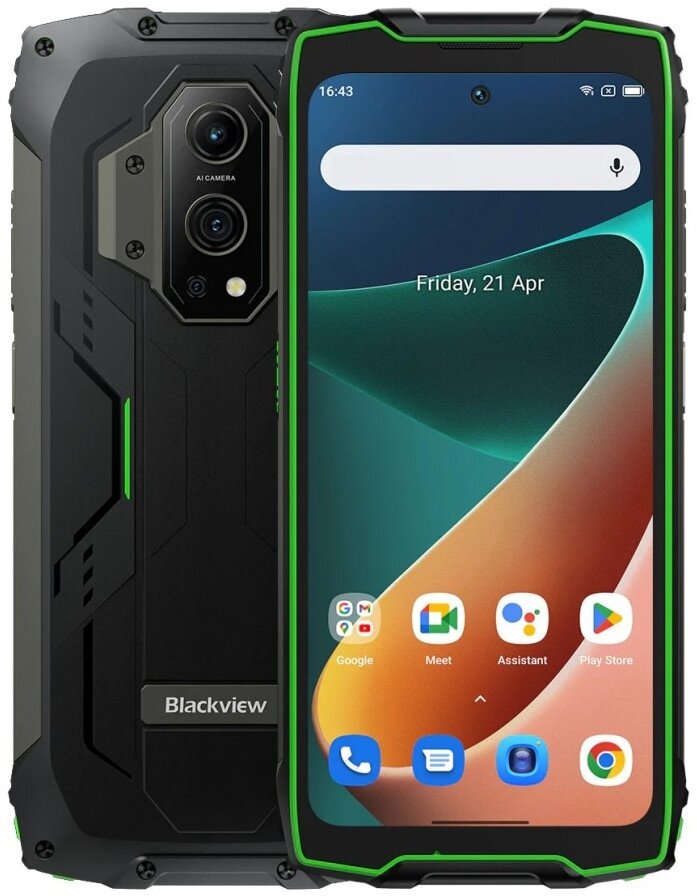 

Смартфон Blackview BV9300 Torch, 6.7" 1080x2388 IPS, MediaTek Helio G99, 12Gb RAM, 256Gb, 3G/4G, NFC, Wi-Fi, BT, 3xCam, 2-Sim, 15.1 А·ч, USB Type-C, Android 12, черный (BV9300T_GREEN), BV9300 Torch