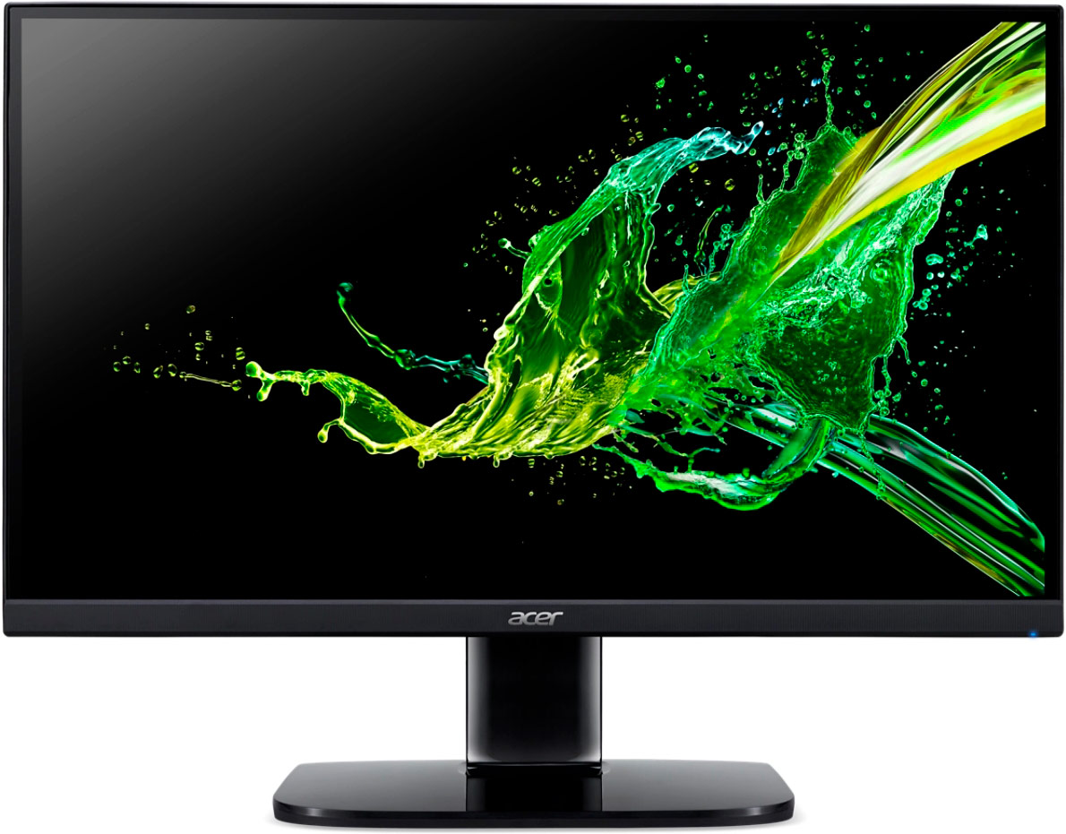 

Монитор 23.8" Acer KA242YEbi IPS, 1920x1080 (16:9), 250кд/м2, 100 Гц, 4 мс, 178°/178°, VGA, HDMI, черный (UM.QX2EE.E05), KA242YEbi