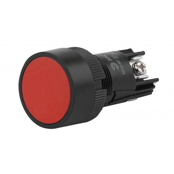 

Кнопка плоская 22 мм, 1NO 1NC, красный, ЭРА BBT40-SB7-K04E Б0045660 (Б0045660), BBT40-SB7-K04E Б0045660
