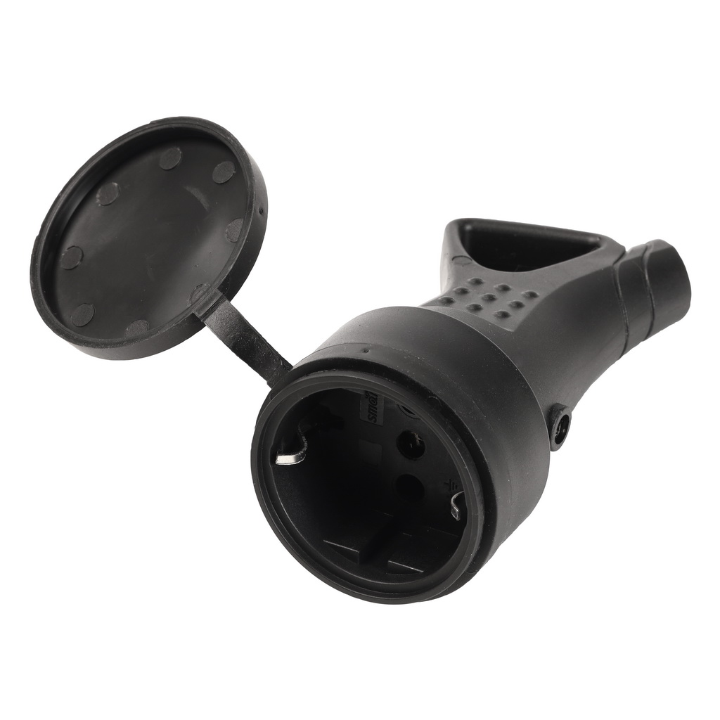 

Розетка SMARTBUY SBE-16-S08-R, переносная, однопостовая, с крышкой, 16А, в сборе, IP44, черный (SBE-16-S08-R), SBE-16-S08-R
