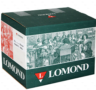 Самоклеящаяся бумага Lomond, 4.1x10.5 см, 14 шт. на листе A4