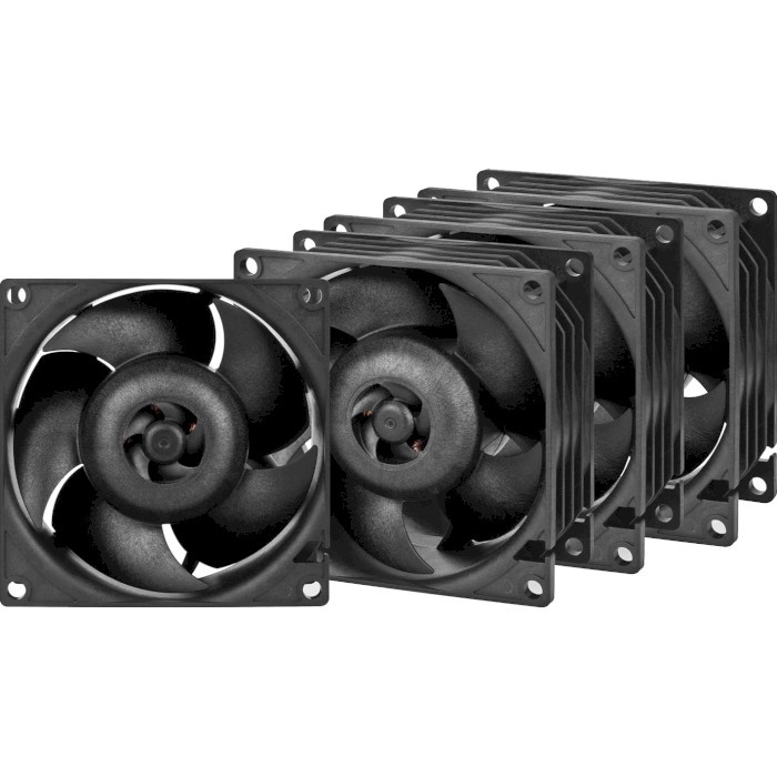 Комплект вентиляторов Arctic Cooling S8038-7K, 80 мм, 7000rpm, 4-pin, 4шт (ACFAN00292A)