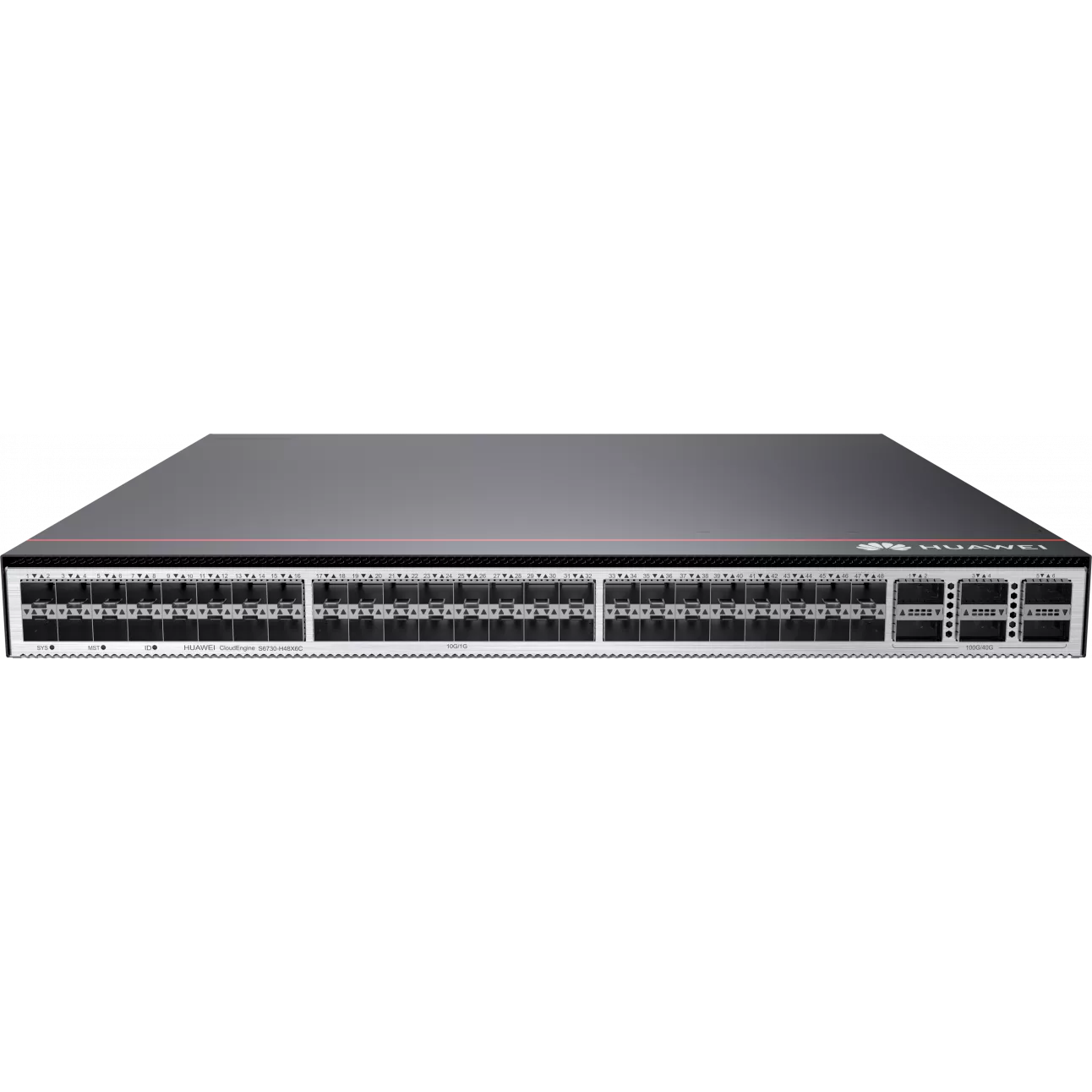 Коммутатор Huawei S6330-H48X6C, SFP+ 48x10, SFP/uplink: QSFP28x6 (S6330-H48X6C _2xSWDM4)