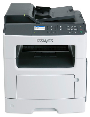 МФУ лазерный Lexmark MX310dn, A4, ч/б, 33стр/мин (A4 ч/б), 1200x1200dpi, дуплекс, АПД-50 листов, факс, сетевой, USB (35S5800) б/у, восстановленный, эксплуатировался, не защелкивается левая боковая крышка в задней нижней части, установлен формирователь изображения без картриджа, в комплекте кабель 220, в упаковке