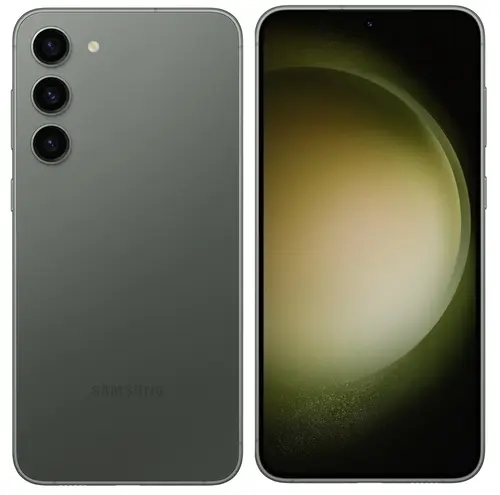 

Смартфон Samsung Galaxy S23, 6.1" 1080x2340 Dynamic AMOLED 2X, Qualcomm Snapdragon 8 Gen 2, 8Gb RAM, 256Gb, 3G/4G/5G, NFC, Wi-Fi, BT, 3xCam, 2-Sim, 3900 мА⋅ч, USB Type-C, Android 13, зеленый (SM-S911BZGKTPA), Galaxy S23