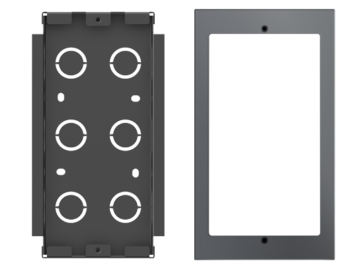 Каркас Fanvil EX101, для врезного монтажа SIP-домофонов Fanvil i61, серый, 1 шт. (EX101)