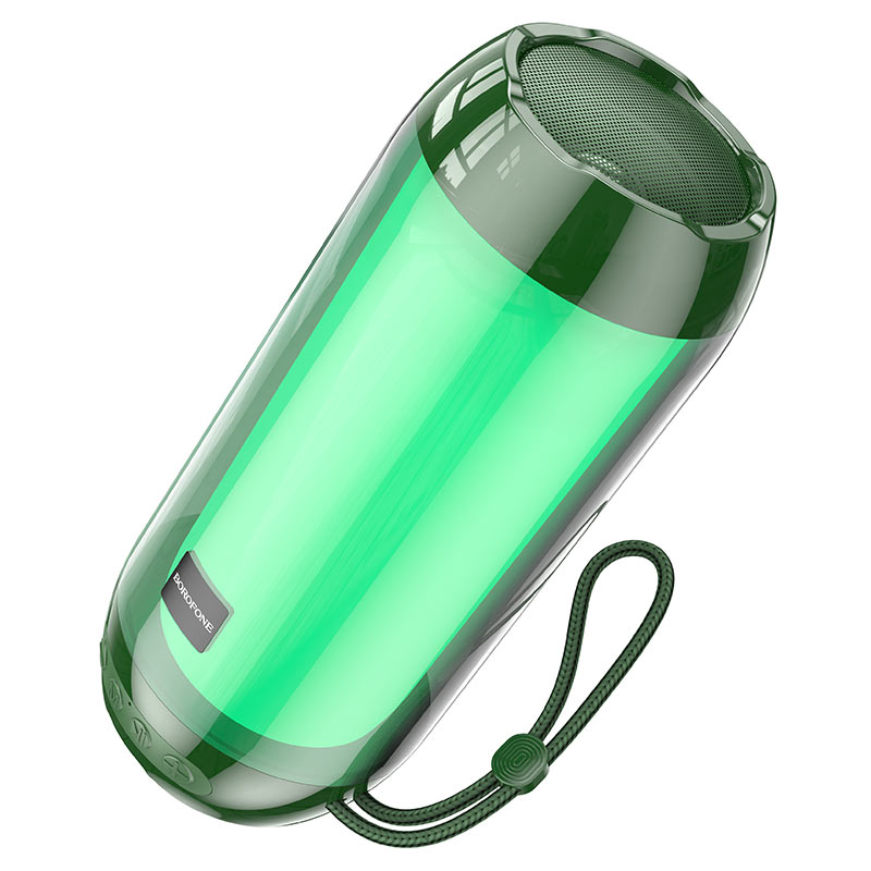 

Портативная акустика Borofone BR25 Crazy, 5 Вт, FM, USB, microSD, Bluetooth, подсветка, темно-зеленый (974443386554), BR25 Crazy