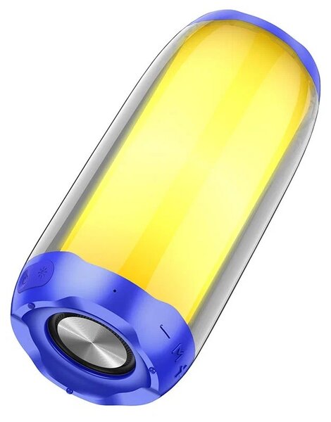 

Портативная акустика Hoco HC8 Pulsating, 10 Вт, FM, AUX, USB, microSD, Bluetooth, подсветка, синий, HC8 Pulsating