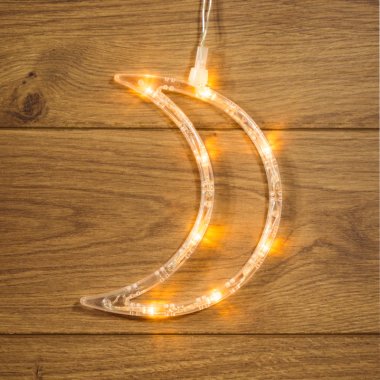 

Фигура светодиодная Neon-Night Месяц, высота: 20 см, батарейки в комплекте, цвет подсветки: белый, питание: 3xAAA, пластик (501-014), Месяц