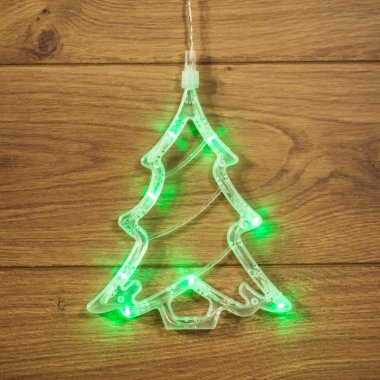 

Фигура светодиодная Neon-Night Елочка, высота: 20 см, батарейки в комплекте, цвет подсветки: RGB, питание: 3xAAA, пластик (501-017), Елочка