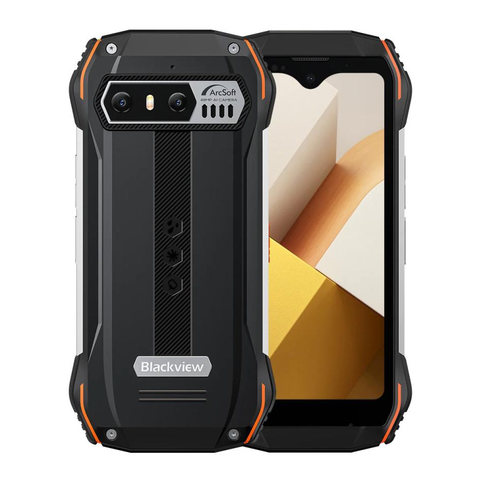 Смартфон Blackview N6000 8Gb/256Gb Android черный/оранжевый (N6000 ORANGE)