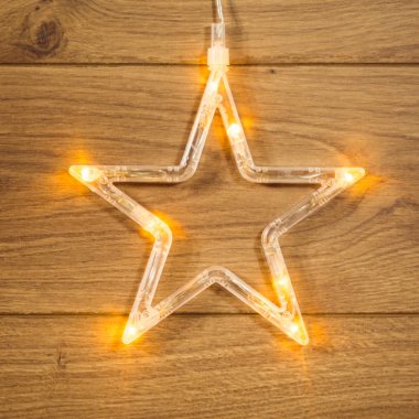 

Фигура светодиодная Neon-Night Звездочка, высота: 20 см, батарейки в комплекте, цвет подсветки: белый, питание: 3xAAA, пластик (501-011), Звездочка