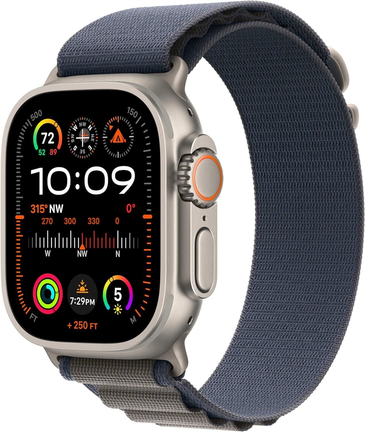 

Смарт-часы Apple Watch Ultra 2 49мм L OLED, титановый/синий Alpine Loop (MREQ3LL/A), Watch Ultra 2 49мм L