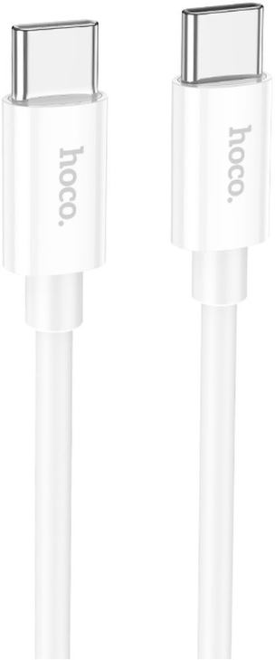 

Кабель USB Type-C-USB Type-C, 3А, 1 м, белый, HOCO magic X87, X87