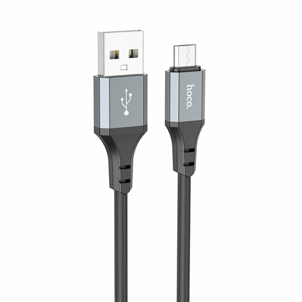 

Кабель USB-Micro USB, 2.4А, 20 Вт, 3 м, черный, HOCO X92 (6931474788764), X92