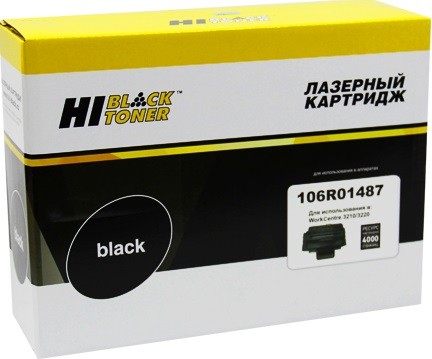 

Картридж лазерный Hi-Black HB-106R01487 (106R01487), черный, 4100 страниц, совместимый для Xerox WorkCentre 3210/3220