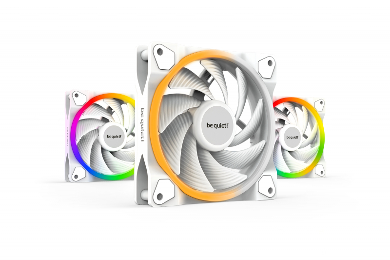 

Комплект вентиляторов BeQuiet! Light Wings BL101, 120 мм, 2500rpm, 31 дБ, 4-pin PWM, 3шт, ARGB (bq_BL101), BL101