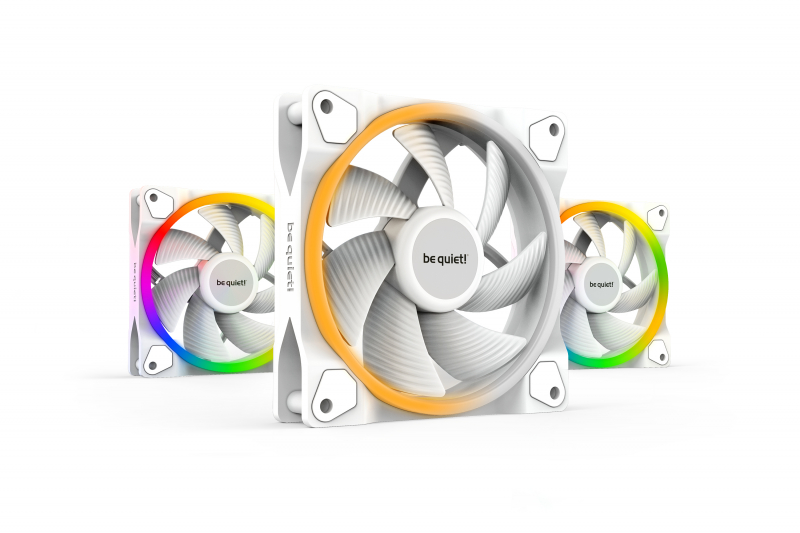

Комплект вентиляторов BeQuiet! Light Wings BL100, 120 мм, 1700rpm, 20.6 дБ, 4-pin PWM, 3шт, ARGB (bq_BL100), BL100