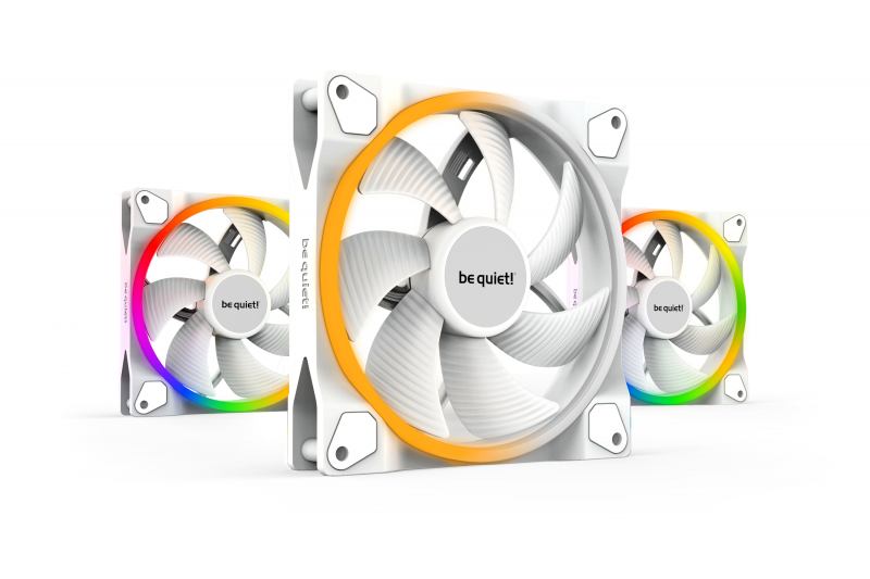 

Комплект вентиляторов BeQuiet! Light Wings BL102, 140 мм, 1500rpm, 23.3 дБ, 4-pin PWM, 3шт, ARGB (bq_BL102), BL102