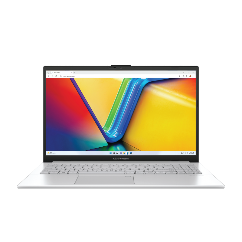 

Ноутбук ASUS VivoBook Go 15 E1504FA-BQ463W 15.6" IPS 1920x1080, AMD Ryzen 5 7520U 2.8 ГГц, 16Gb RAM, 512Gb SSD, W11, серебристый (90NB0ZR1-M01EX0), E1504FA-BQ463W