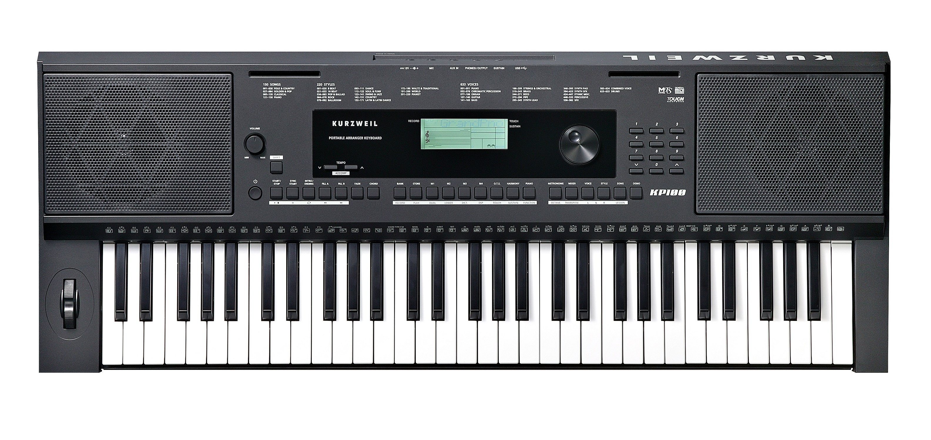 Синтезатор Kurzweil KP100 LB, черный