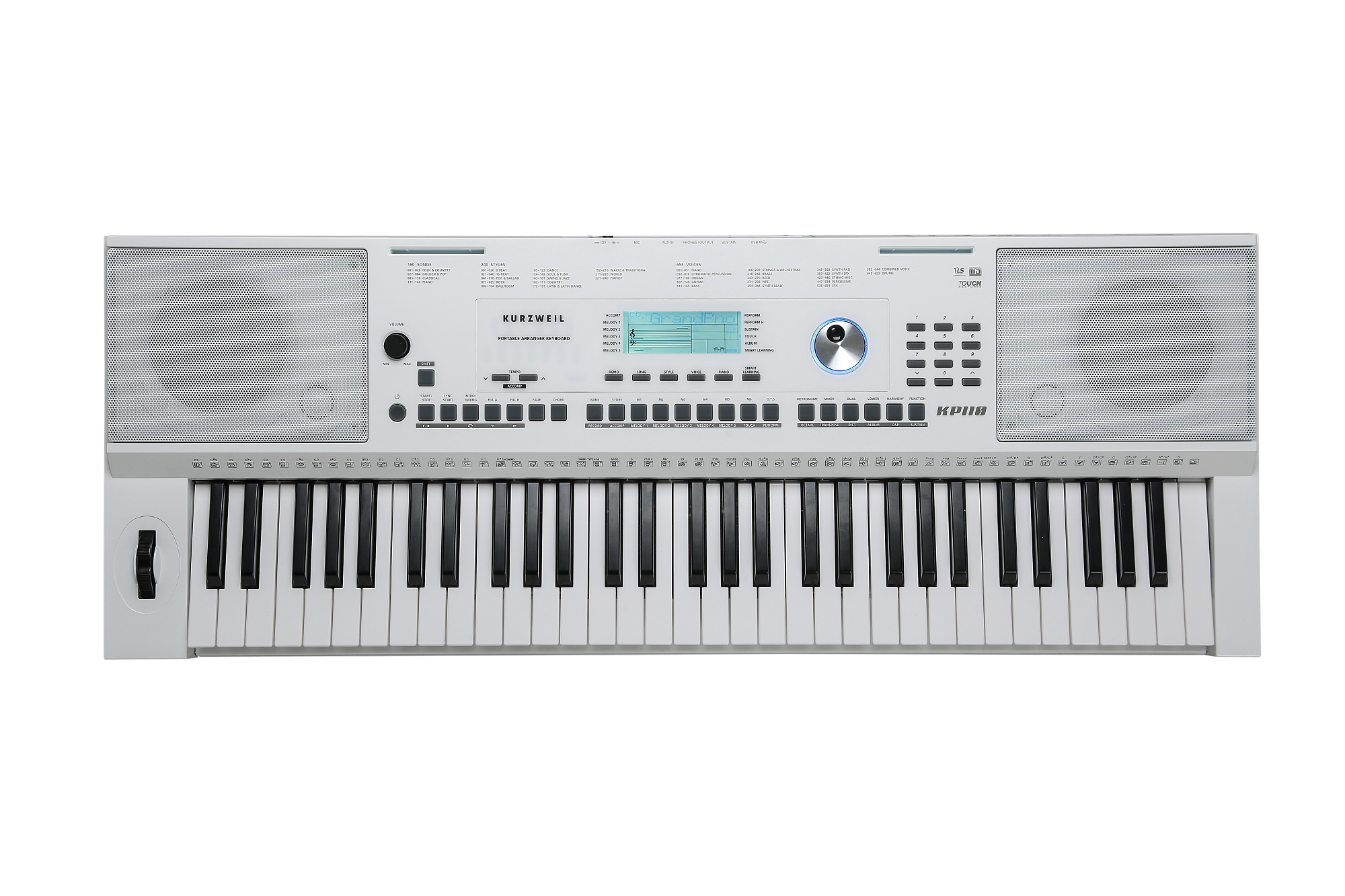 Синтезатор Kurzweil KP110 WH, белый
