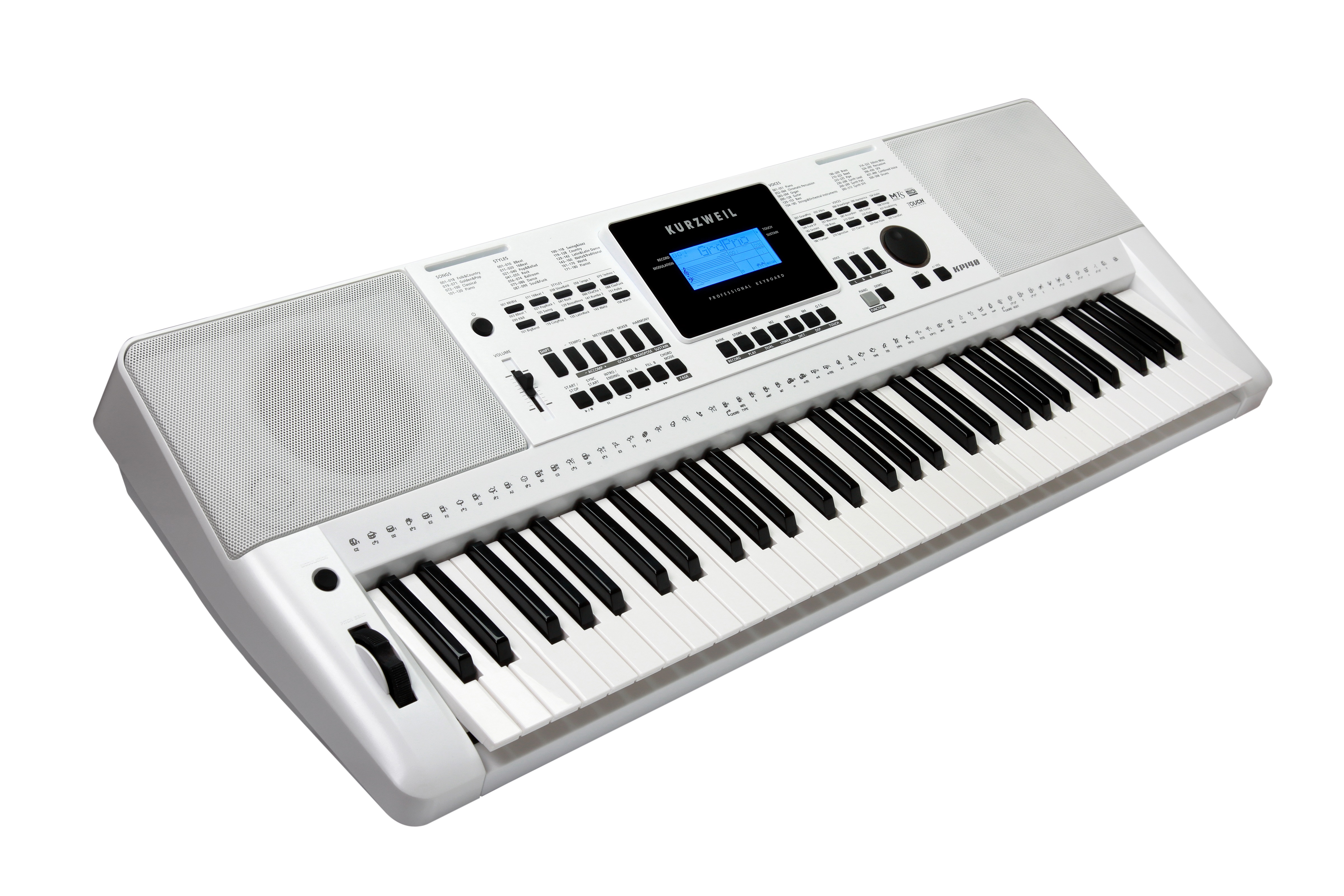 Синтезатор Kurzweil KP140 WH, клавиш 61 шт., белый