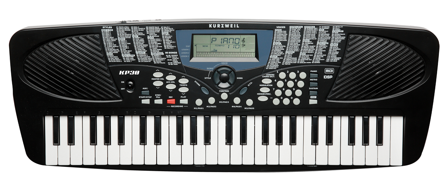 Синтезатор Kurzweil KP30 LB, клавиш 49 шт., черный