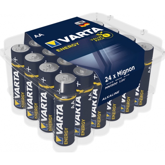 Батарея Varta Energy, AA (LR6), 1.5V, 24 шт. (04106229224) - фото 1