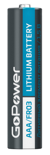 Батарейка GoPower, AAA (LR03), 1.5V, 10 шт