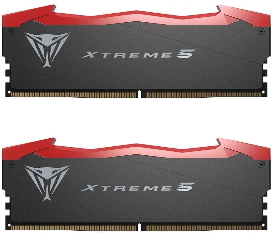 

Комплект памяти DDR5 DIMM 32Gb (2x16Gb), 7600MHz, CL36, 1.45V, Patriot Memory, Viper Xtreme 5 (PVX532G76C36K) Retail, PVX532G76C36K